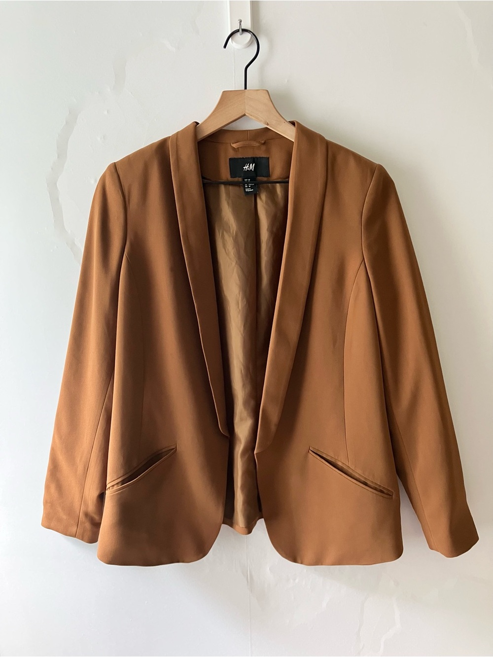 H&M Open Front Deep V Blazer Jacket